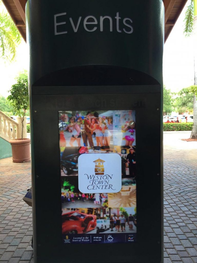Digital Kiosk in Weston Florida